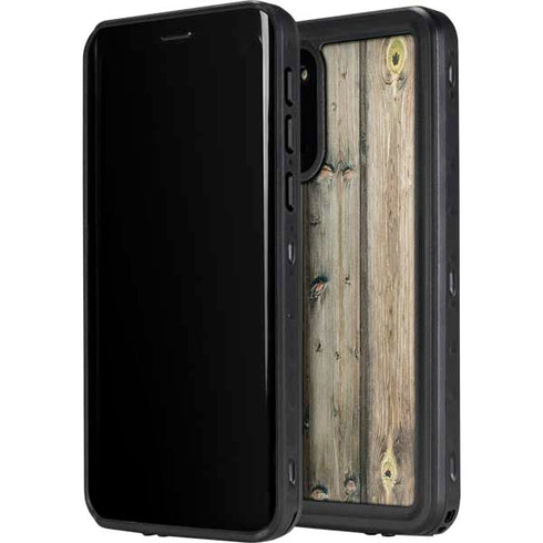 Natural Weathered Wood Galaxy S20 Plus Waterproof Case