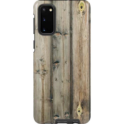Natural Weathered Wood Galaxy S20 Pro Case