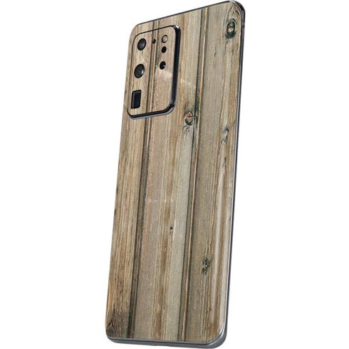 Natural Weathered Wood Galaxy S20 Ultra 5G Skin
