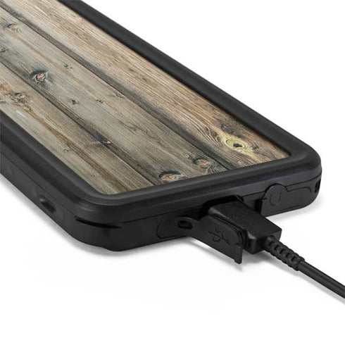 Natural Weathered Wood Galaxy S20 Waterproof Case