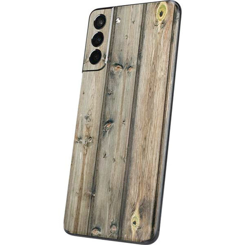 Natural Weathered Wood Galaxy S21 5G Skin