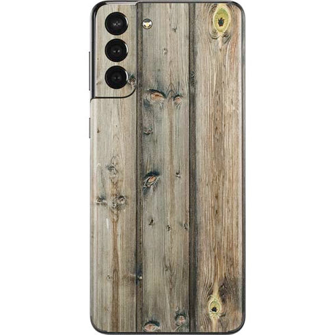 Natural Weathered Wood Galaxy S21 Plus 5G Skin
