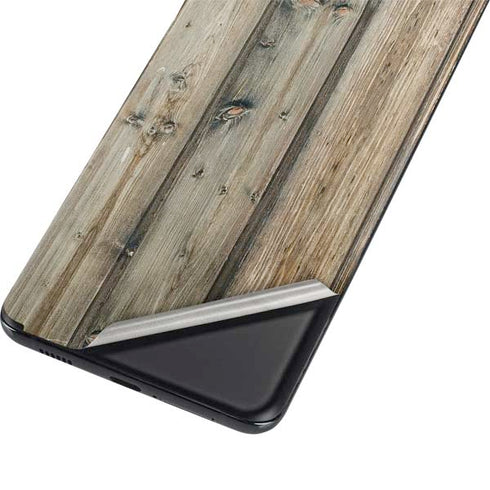 Natural Weathered Wood Galaxy S21 Plus 5G Skin