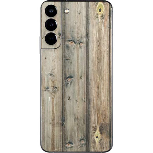 Natural Weathered Wood Galaxy S22 Plus Skin