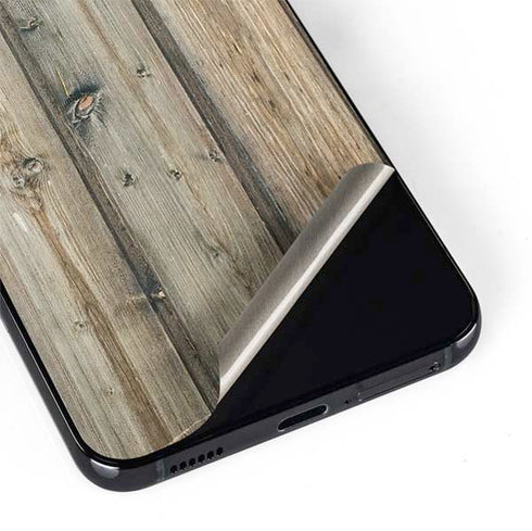 Natural Weathered Wood Galaxy S22 Plus Skin