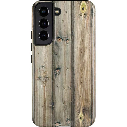 Natural Weathered Wood Galaxy S22 Pro Case