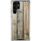 Natural Weathered Wood Galaxy S22 Ultra Clear Case
