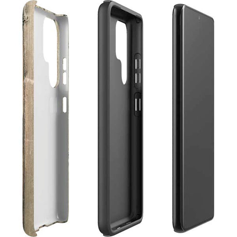 Natural Weathered Wood Galaxy S22 Ultra Pro Case