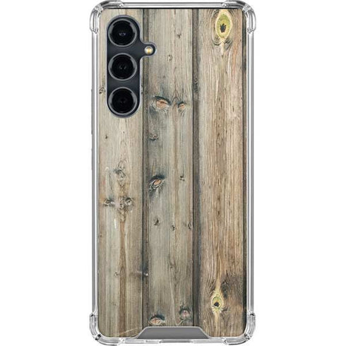 Natural Weathered Wood Galaxy S23 FE Clear Case