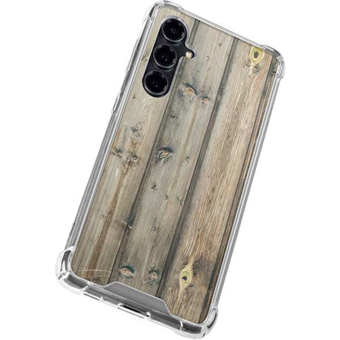 Natural Weathered Wood Galaxy S23 FE Clear Case
