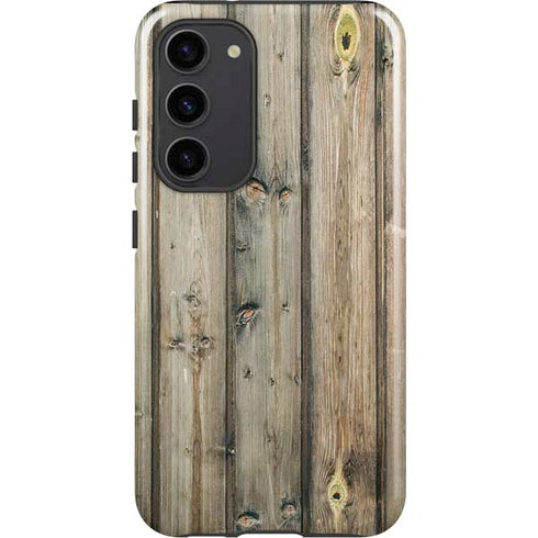 Natural Weathered Wood Galaxy S23 Plus Pro Case