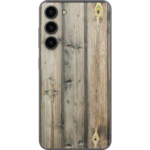 Natural Weathered Wood Galaxy S23 Plus Skin