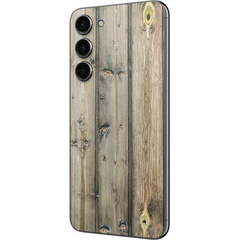 Natural Weathered Wood Galaxy S23 Plus Skin