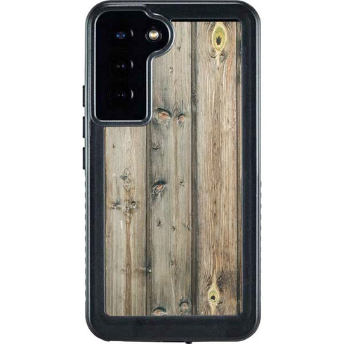 Natural Weathered Wood Galaxy S23 Plus Waterproof Case