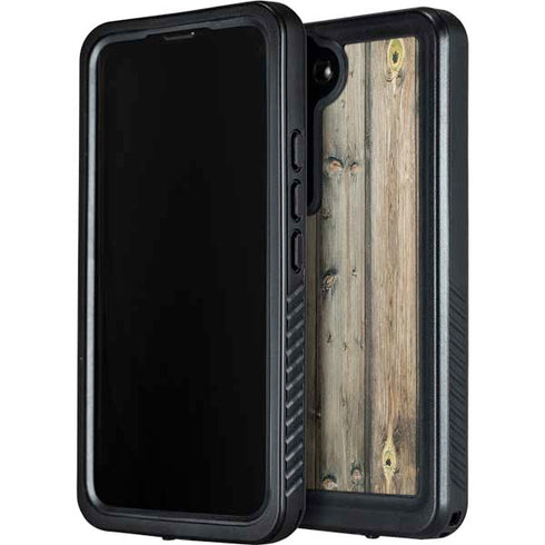 Natural Weathered Wood Galaxy S23 Plus Waterproof Case