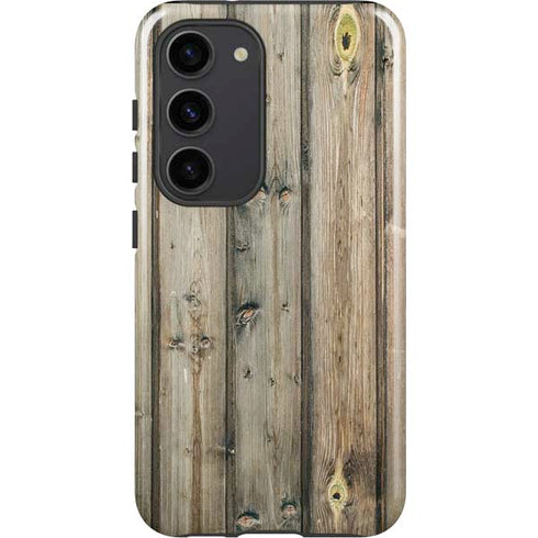 Natural Weathered Wood Galaxy S23 Pro Case