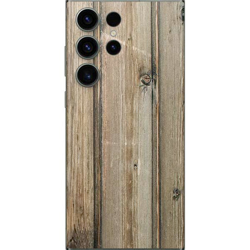 Natural Weathered Wood Galaxy S23 Ultra Skin