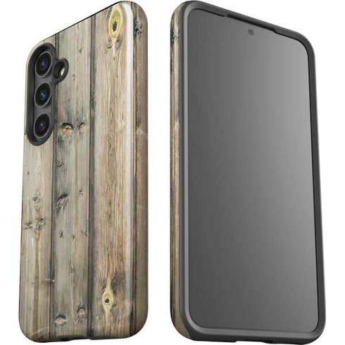 Natural Weathered Wood Galaxy S24 Impact Case