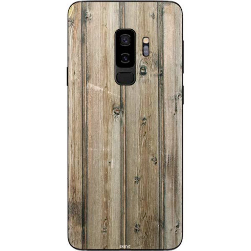 Natural Weathered Wood Galaxy S9 Plus Skin