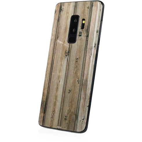Natural Weathered Wood Galaxy S9 Plus Skin