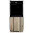 Natural Weathered Wood Galaxy Z Flip5 5G Clear Case
