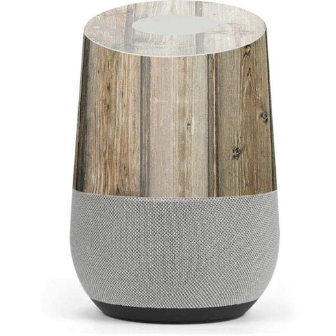 Natural Weathered Wood Google Home Skin