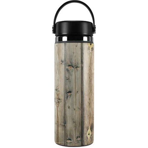 Natural Weathered Wood Hydro Flask 20oz Wide Mouth Skin