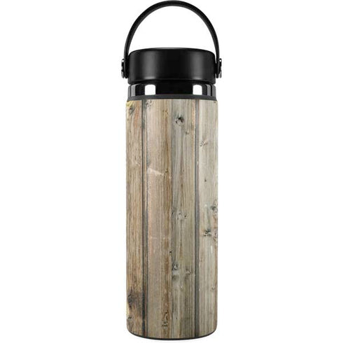 Natural Weathered Wood Hydro Flask 20oz Wide Mouth Skin