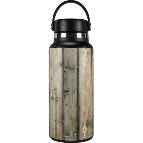 Natural Weathered Wood Hydro Flask 32oz Wide Mouth Skin