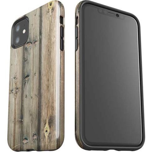 Natural Weathered Wood iPhone 11 Impact Case