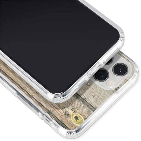 Natural Weathered Wood iPhone 11 Pro Clear Case