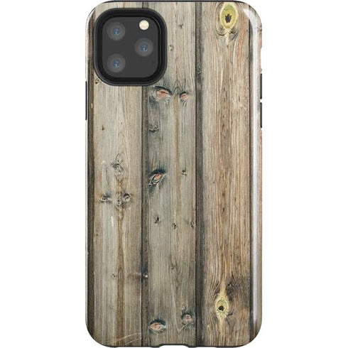 Natural Weathered Wood iPhone 11 Pro Max Impact Case