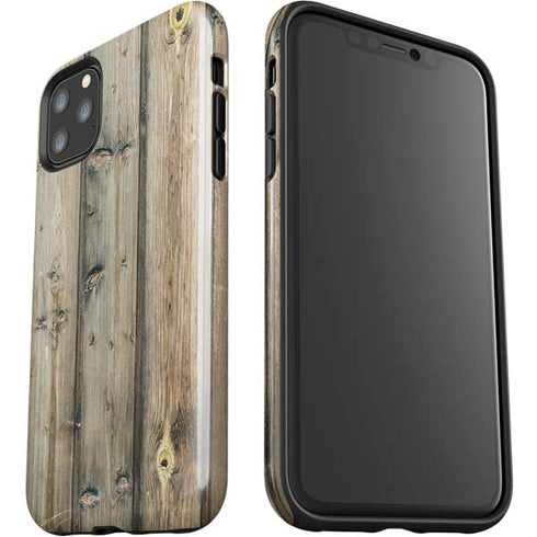 Natural Weathered Wood iPhone 11 Pro Max Impact Case