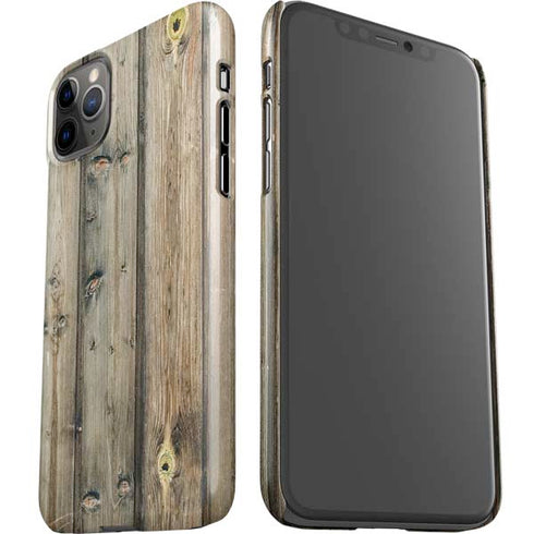 Natural Weathered Wood iPhone 11 Pro Max Lite Case
