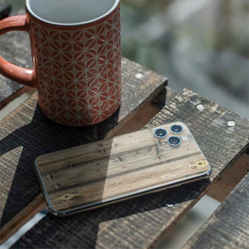 Natural Weathered Wood iPhone 11 Pro Skin