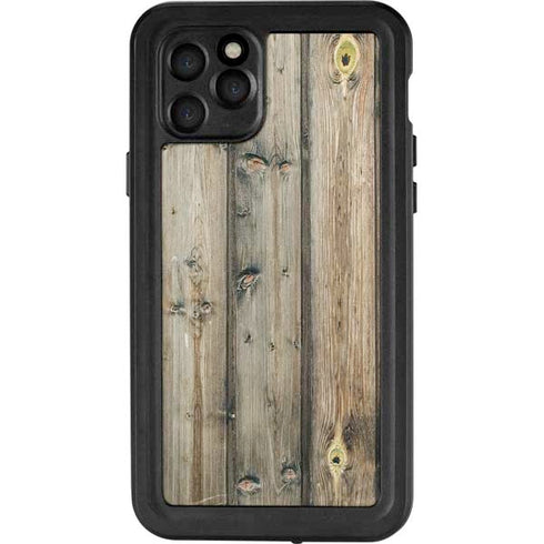 Natural Weathered Wood iPhone 11 Pro Waterproof Case