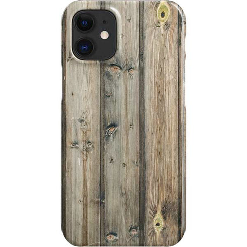 Natural Weathered Wood iPhone 12 Mini Lite Case