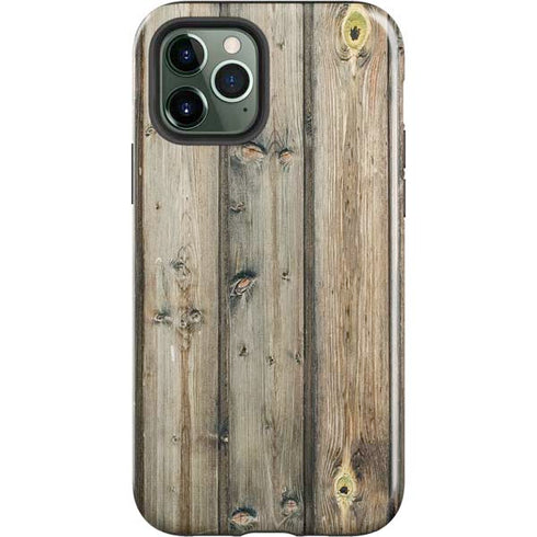 Natural Weathered Wood iPhone 12 Pro Impact Case