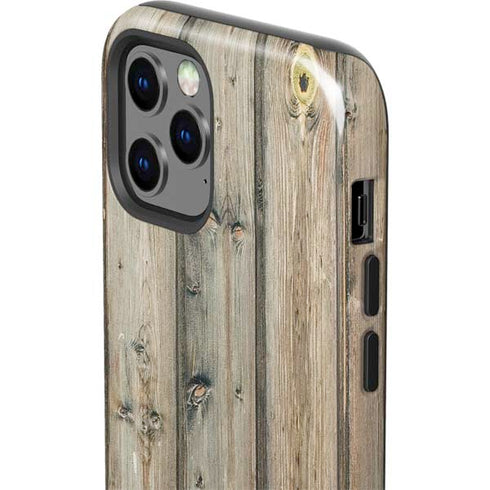 Natural Weathered Wood iPhone 12 Pro Impact Case