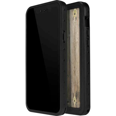 Natural Weathered Wood iPhone 13 Mini Waterproof Case