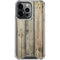 Natural Weathered Wood iPhone 13 Pro Clear Case