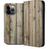 Natural Weathered Wood iPhone 13 Pro Max Folio Case