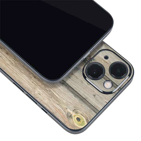 Natural Weathered Wood iPhone 14 Plus Skin