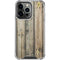Natural Weathered Wood iPhone 14 Pro Clear Case