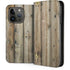 Natural Weathered Wood iPhone 14 Pro Folio Case