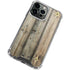 Natural Weathered Wood iPhone 15 Pro Max Clear Case