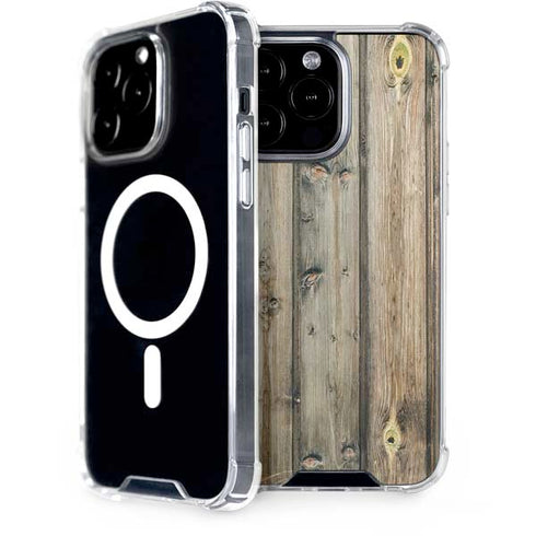 Natural Weathered Wood iPhone 14 Pro Max MagSafe Case