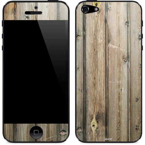 Natural Weathered Wood iPhone 5/5s/5SE Skin