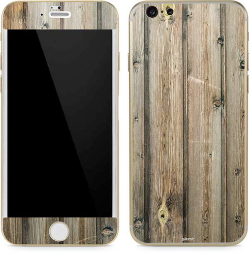 Natural Weathered Wood iPhone 6/6s Skin