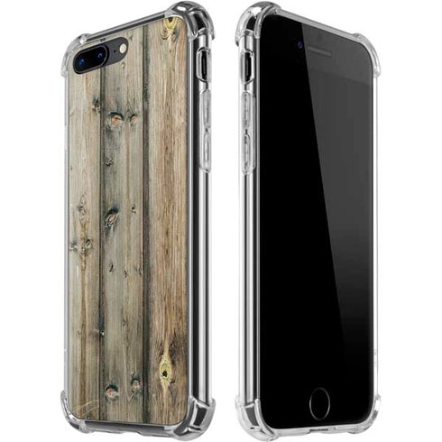 Natural Weathered Wood iPhone 7/8 Plus Clear Case